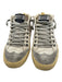 Golden Goose Shoe Size 36 White & Grey Canvas Suede Toe lace up Shoes White & Grey / 36