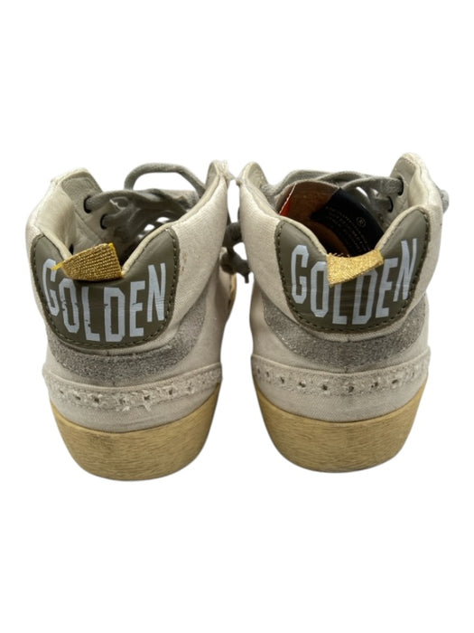 Golden Goose Shoe Size 36 White & Grey Canvas Suede Toe lace up Shoes White & Grey / 36