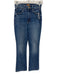 Mother Size 24 Blue Cotton Zip & Button Whiskering Faded High Rise Jeans Blue / 24