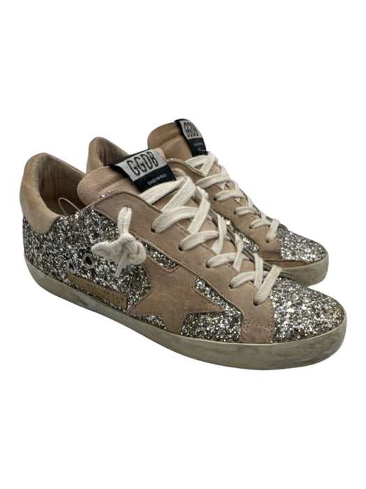 Golden Goose Shoe Size 36 Beige & Multi Leather & Synthetic Lace Up Shoes Beige & Multi / 36