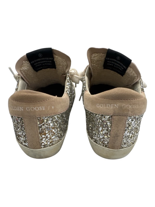 Golden Goose Shoe Size 36 Beige & Multi Leather & Synthetic Lace Up Shoes Beige & Multi / 36