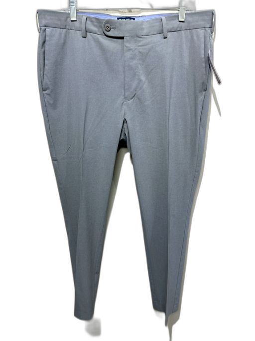Peter Millar Size 36 Gray Synthetic Solid Khakis Men's Pants Gray / 36