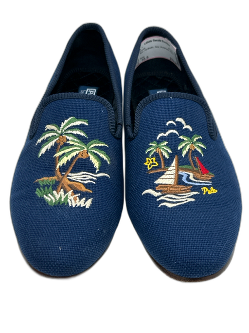 Polo Shoe Size 10.5 Blue Synthetic Men's Shoes Blue / 10.5