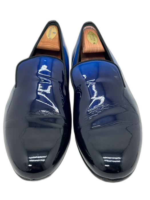 Mezlan Shoe Size 10 AS IS Blue Leather Men's Shoes Blue / 10