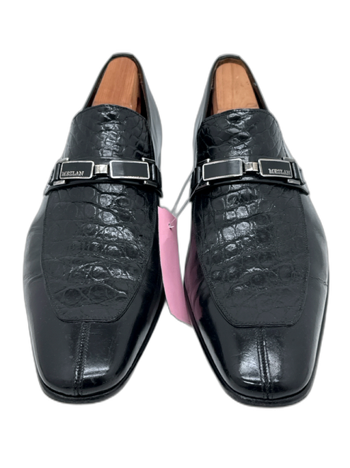 Mezlan Shoe Size 11 AS IS Black Leather Solid Men's Shoes Black / 11