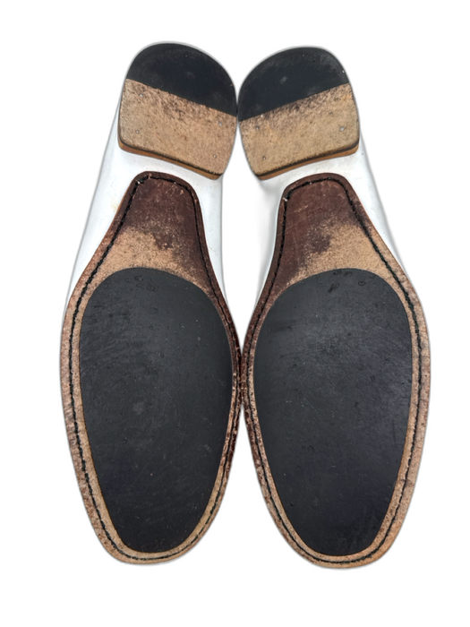 Mezlan Shoe Size 10 AS IS White & Brown Leather Men's Shoes White & Brown / 10