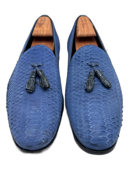 Mezlan Shoe Size 10 Blue Tassel Detail Men's Shoes Blue / 10