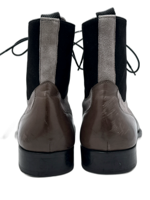 Mezlan Shoe Size 10.5 Brown & Black Leather Boot Men's Shoes Brown & Black / 10.5