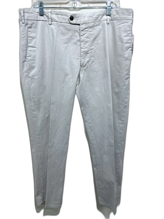 Peter Millar Size 38 Light Beige Cotton Blend Solid Khakis Men's Pants Light Beige / 38