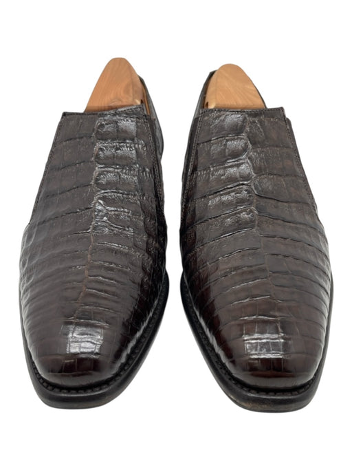Mezlan Shoe Size 10 Brown Alligator Dress Slip On Men's Shoes Brown / 10