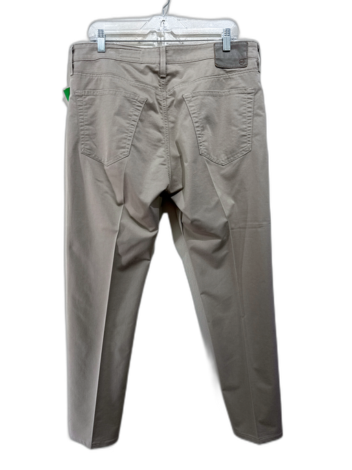 AG Size 35 Khaki Cotton Solid Zip Fly Men's Pants Khaki / 35
