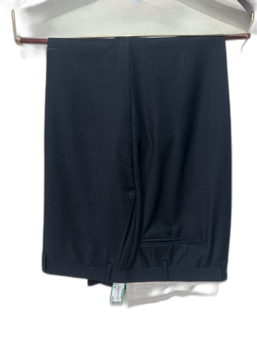 Canali Gray & Blue Wool Plaid 2 Button Men's Suit Gray & Blue / 60