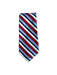 H Stockton Red & Blue Silk Striped Men's Ties Red & Blue
