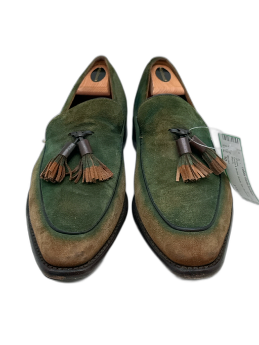 Mezlan Shoe Size 10 Green & Brown Suede Men's Shoes Green & Brown / 10