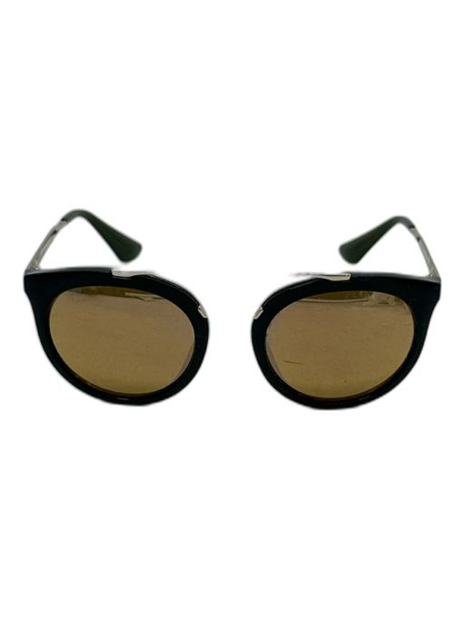 Prada AS IS black & gold Plastic Men's Sunglasses black & gold