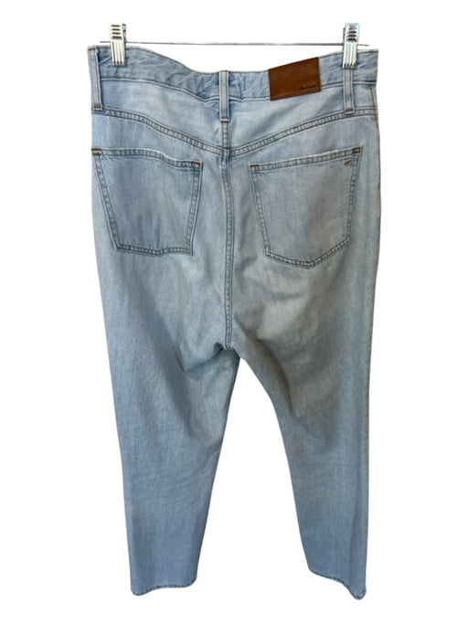 Madewell Size 28 Light Wash Cotton Blend High Waist Straight Leg Jeans Light Wash / 28