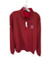 Bryon Nelson Red & Black polyester & spandex Stripes Quarter Zip Men's Pullover Red & Black / M