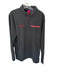 Nike Black & Red Polyester Blend Georgia Quarter Zip Athletic Men's Pullover Black & Red / S