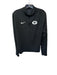 Nike Black Polyester Blend Georgia Quarter Zip Athletic Men's Pullover Black / M