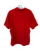 Nike Size L Red Polyester Blend Collar G Motiff Quarter Button Men's Shirt Red / L
