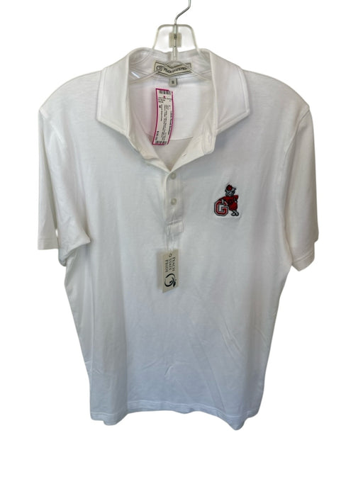 Peach State Pride NWT Size M White Cotton Blend Georgia Collar Men's Shirt White / M