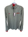 Nike Size M Grey & Red Polyester Blend Quarter Zip Georgia Motif Heathered Top Grey & Red / M
