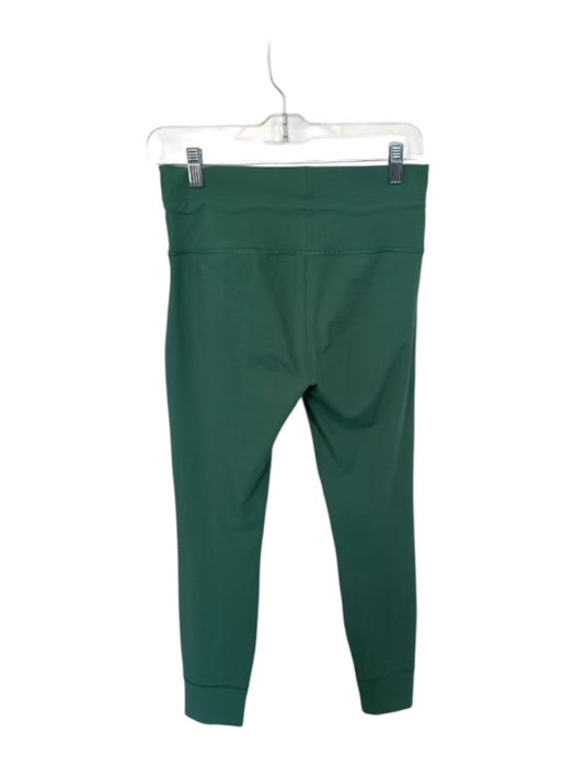 Vuori Size M Green Polyester Cropped Tie Cuffed Athletic Leggings Green / M