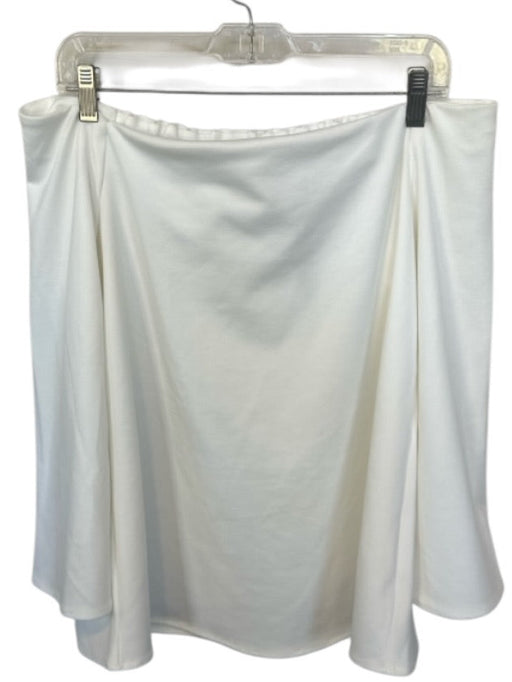 Tuckernuck Size M White Rayon Off Shoulder Long Sleeve Elastic Back Top White / M