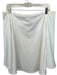 Tuckernuck Size M White Rayon Off Shoulder Long Sleeve Elastic Back Top White / M
