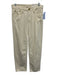 Rag & Bone Size 26 Ecru Cream Cotton Denim Zip Fly Mid Rise Slim Straight Jeans Ecru Cream / 26
