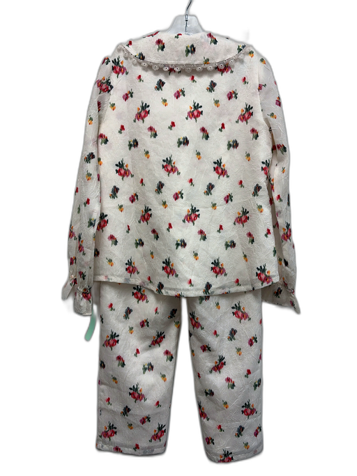 Hill House Size S White & Multi Polyester Elastic & Drawstring Waist Pant Set White & Multi / S