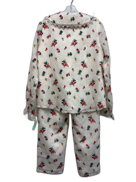 Hill House Size S White & Multi Polyester Elastic & Drawstring Waist Pant Set White & Multi / S