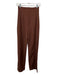 Lovers + Friends Size XS Brown Polyester Blend High Waist Boning Side Zip Pants Brown / XS