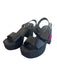 Madden Girl Shoe Size 8.5 Black Manmade Material open toe Ankle Strap Shoes Black / 8.5