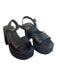 Madden Girl Shoe Size 8.5 Black Manmade Material open toe Ankle Strap Shoes Black / 8.5