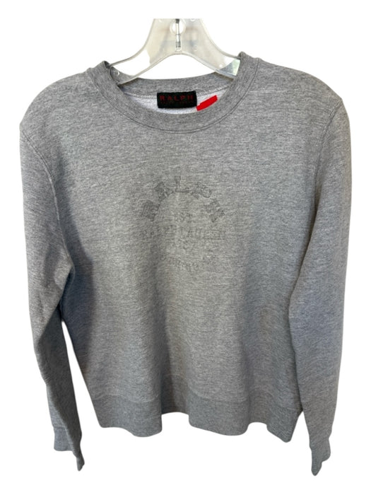 Ralph Lauren Size Est S Gray Cotton Long Sleeve Logo Sweatshirt Gray / Est S
