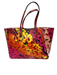Christian Louboutin Pink, Yellow & Multi Print Leather Stud Detail Graffiti Bag Pink, Yellow & Multi Print / Large