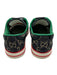 Gucci Shoe Size 40 Green, Red, Black Cotton Denim Lace Up Guccissima Sneakers Green, Red, Black / 40