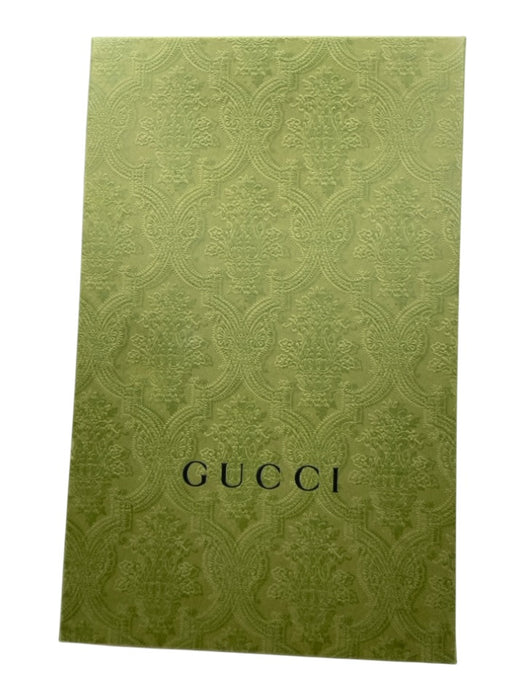 Gucci Shoe Size 40 Green, Red, Black Cotton Denim Lace Up Guccissima Sneakers Green, Red, Black / 40