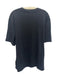 AMI NWT Size L Black Cotton Solid T shirt Crew Men's Short Sleeve Black / L