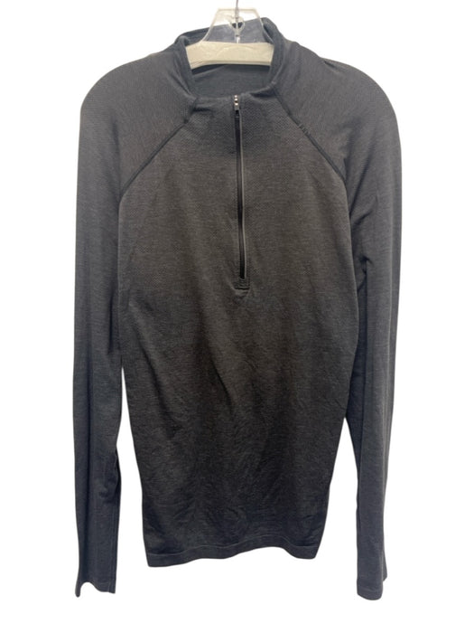 Lululemon Size Est M Gray Synthetic Heathered Athletic Men's Long Sleeve Shirt Gray / Est M