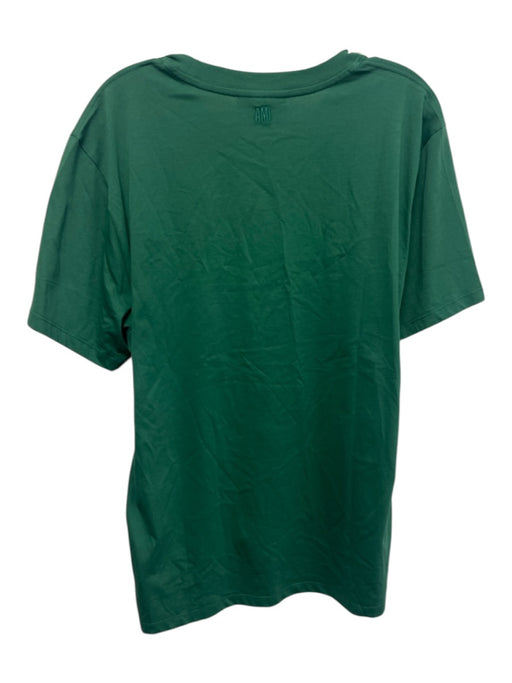AMI NWT Size XL Green Cotton Solid T shirt Crew Men's Short Sleeve Green / XL