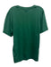 AMI NWT Size XL Green Cotton Solid T shirt Crew Men's Short Sleeve Green / XL