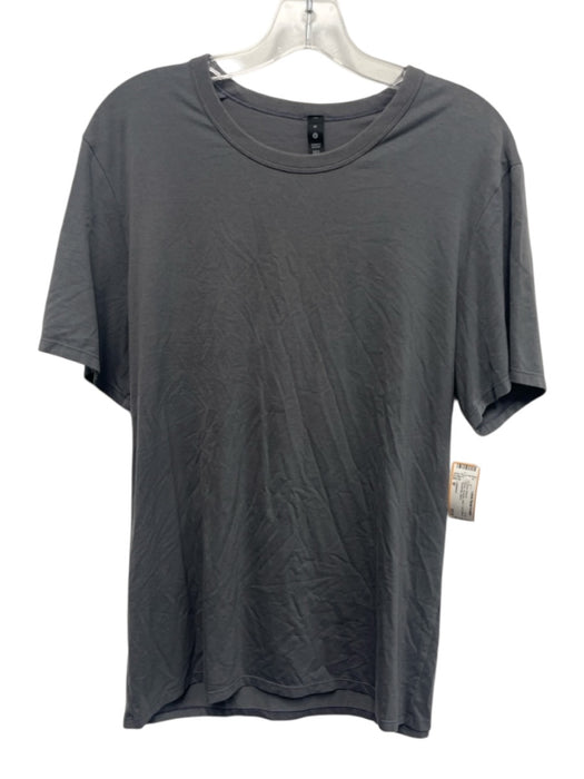 Lululemon Size M Gray Synthetic Solid T shirt Athleisure Men's Short Sleeve Gray / M