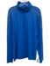 Lululemon Size Est L Blue Synthetic Solid Athletic Quarter Zip Long Sleeve Shirt Blue / Est L