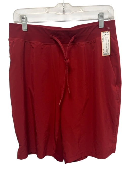 Lululemon Size Est M Red Synthetic Solid Athletic Men's Shorts Red / Est M