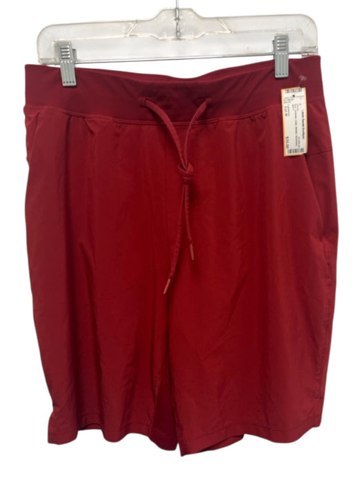 Lululemon Size Est M Red Synthetic Solid Athletic Men's Shorts Red / Est M
