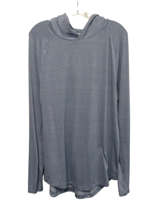 Lululemon Size Est XL Gray Synthetic Solid Athletic Hoodie Long Sleeve Shirt Gray / Est XL