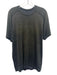 Lululemon Size Est L Gray Synthetic Heathered Athletic T Shirt Short Sleeve Gray / Est L