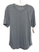 Lululemon Size Est M Gray Synthetic Solid Athletic Curved Hem Men's Short Sleeve Gray / Est M